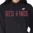 thumbnail image 3 of Women's G-III 4Her by Carl Banks  Black Detroit Red Wings Dot Print Pullover Hoodie, 3 of 3