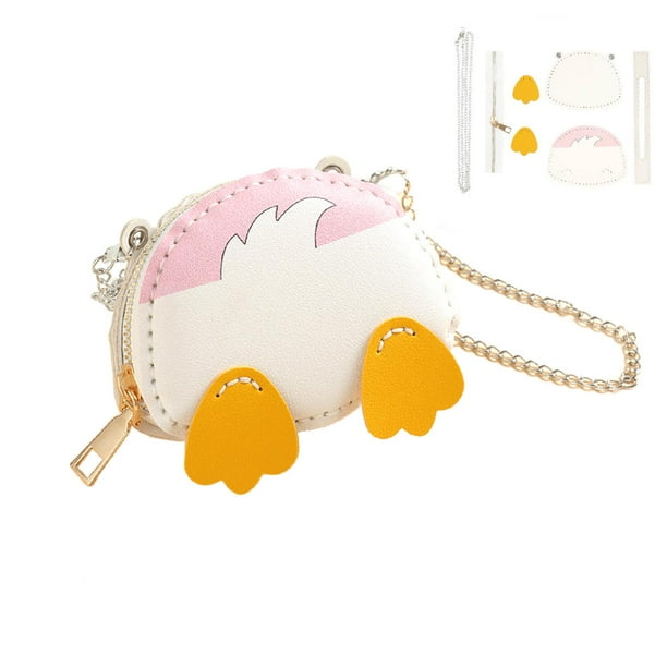 Kit de bricolaje para hacer bolsos cruzados, bolsos tejidos, para principiantes, adultos y niñas. Rosa