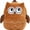 Brown Owl, variant on 10" Toddler Backpack Kids Animal Elephant Soft Plush Bag Mini Travel Bag for Girl Boy 2-5Y