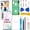White, variant on OLED Screen Replacement for Samsung Galaxy NOTE10 Plus 5G for Samsung NOTE10PLUS SM-N975U SM-N976U LCD Display Digitizer Touch Assembly Support Fingerprint S-Pen (Blue Frame+Protector+Adhesive+Tools)