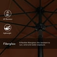thumbnail image 3 of California Umbrella 11' Patio Umbrella in Terracotta, 3 of 5