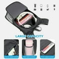 thumbnail image 4 of Mochila ultraligera de senderismo Deeceymbur de 15 l: compacta y ligera, con depósito de agua, ideal para viajes y excursiones de un día (gris), 4 of 6