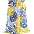 thumbnail image 2 of Pink Flamingo and Palm Leaves Throw Blanket for Bed Sofa Couch Fleece Blankets Lightweight Soft Cozy 50"x40", 2 of 5