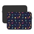 thumbnail image 2 of Pofeuu Space Dinosaur Print Laptop Carrying Case,13-15-Inch Laptop and Tablet, Sleek Design, Durable and Water-Repellent Fabric, Business Casual or School-15 inch, 2 of 8