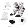 thumbnail image 5 of Pofeuu Fairy Flower Print 30cm Socks, Adult Running Hiking Socks for Youth and Adult, 5 of 7