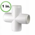 thumbnail image 2 of Cross 1" - Furniture Grade PVC Fitting Connector, 2 of 2