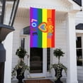 thumbnail image 2 of 3x5 Ft Flag Lgbt Pride Sign Lgbtq Gay Banner Vivid Color And Fade Proof Lesbian Pansexual Rainbow For Wall With Metal Eyelets No Pole Gi For Gay Pride Stuff, 2 of 6
