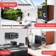 thumbnail image 5 of Soportes de Pared Ajustables para Parlantes Pyle 2 Pares - Negro, 5 of 5
