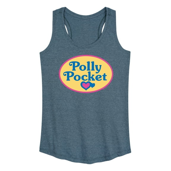 Polly Pocket - Polly Pocket Color Logo - Women's Racerback Tank Top