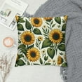 thumbnail image 2 of Leisuo  Home Sweet Home Sunflower Yellow Throw Pillow Covers, Summer Seasonal Decorations for Home, 2 of 5