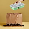 thumbnail image 4 of Bento Box Adult Lunch Box 3-Compartment Meal Prep Container For Kids Stackable Snack Containers For School And Travel Lunch Microwave Safe, 4 of 7