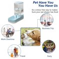 thumbnail image 5 of Dispensador automático de agua y comida por gravedad para perros y gatos con cuenco para comida para mascotas, 5 of 5