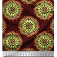 thumbnail image 1 of Soimoi Poly Georgette Fabric Mandala Decorative Fabric Prints by Yard 42 Inch Wide, 1 of 3