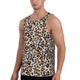 thumbnail image 2 of Logiee Leopard Print Men's Workout Tank Top,Quick Dry Workout Tank Top,Gym Muscle Tee,Fitness Bodybuilding Sleeveless T Shirt-Large, 2 of 7