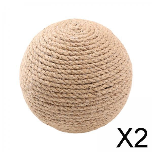 Pelota Rascadora para Gatos Fernando 2 piezas cuerda Resistente Al desgaste