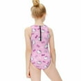 thumbnail image 2 of Hello Kitty Girls One Piece Swimsuits Hawaiian Summer Swimwear Beach Bathing Suit Outfits, 2 of 7