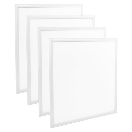 4 Pack 2x2 Ft Led Panel Light Luxrite 45w 3000k Soft White