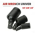 thumbnail image 4 of TAPDRA Precision Machined Swivel Joint Sockets for Automotive Mechanical Bicycle Maintenance 1/4 3/8 1/2 Inch Black Steel, 4 of 10