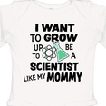 thumbnail image 4 of Inktastic I Want to Grow Up to Be a Scientist Like My Mommy Boys or Girls Long Sleeve Baby Bodysuit, 4 of 5