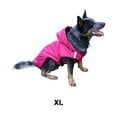 thumbnail image 2 of Chaqueta impermeable para perro Billuyoard prenda de poliéster con rayas reflexivas Rosa roja, 2 of 6