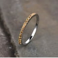 thumbnail image 3 of Citrine Wedding Half Eternity Band Matching Band Stacking Ring Ring For Women 925 Sterling Silver Gemstone Jewelry For Women Gift, 3 of 5