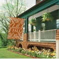 thumbnail image 5 of Fall House Flags for Outdoor Decoration, Thanksgiving Hello Fall Maple Leaves Large Yard Flag, Decorative Autumn Seasonal Farmhouse Holiday Outside Decor 28x40 Inch Vertical Double Sided, 5 of 6