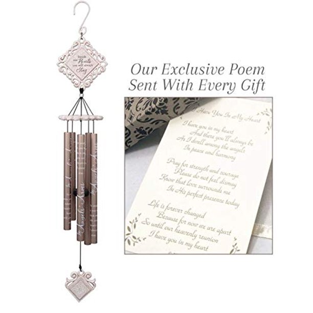 Send A Loving Memories Unique Sympathy Gift "Inside Our Hearts" Wind