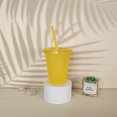 thumbnail image 1 of 5pc 500ml Creative Water Cup Sequin Sparkling Powder Straw Cup Plastic Multi Specification Straw Design Comfortable Beverage Cup, 1 of 6