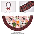 thumbnail image 4 of Pofeuu Cartoon Halloween Print Christmas Tree Skirt Tree Skirt Ornaments Soft Plush Christmas Tree Mat for Decorations Holiday Party Indoor Outdoor-, 4 of 6