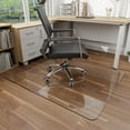 thumbnail image 3 of BEAUTYPEAK 36" x 46" Tempered Glass Office Chair Mat for Carpet or Hard Floor Protection, 3 of 11
