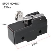 2PCS TM-1704 Panel Mount Short Hinge Roller Lever Type Micro Limit Switch