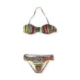 thumbnail image 1 of Bandeau de 2 piezas Hobie Printed Middle Gather para mujer, multicolor, pequeño, 1 of 2