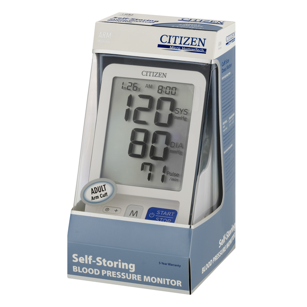 citizen digital blood pressure monitor ch 456