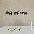 thumbnail image 5 of Handmadetneonsign Lets Get Cozy Words Metal Wall Art Light, Letters Quote Sayings Metal Sign Wall Decor, Home Metal Decor, 5 of 5