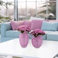 thumbnail image 6 of Aria Home Fleurine Fluted Blooming Flower Glass Vases, Set of 2, 6 of 11