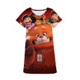 thumbnail image 1 of Vestido para niñas de 2 a 7 años, falda para el sol, falda de princesa para la playa de verano, ropa roja para niños, vestido informal para niñas, 7T-8T Gao Jinjia LED, 1 of 2
