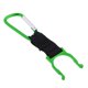 thumbnail image 1 of Botella de bebida de 500 ml Portabotellas con mosquetón Soporte de gancho con clip para llavero Verde, 1 of 6
