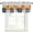 White, variant on Navy Blue Pumpkins Fall Kitchen Valances for Windows, Thanksgiving Eucalyptus Farmhouse Bathroom Window Valances 60x18 Inch Rod Pocket Window Treatments Valance Curtains for Living Room Bedroom Decor