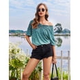 thumbnail image 5 of Ekouaer Oversized Sleep Shirts for Women Plus Size V Neck Nightgown Short Nightgowns for Women, 5 of 6