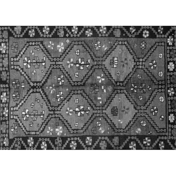 Ahgly Company Indoor Rectangle Persian Gray Traditional Area Rugs, 7' x 10'