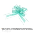 thumbnail image 4 of Unique Bargains 10pcs 11 Inch Extra Large Pull Bow Gift Wrapping Big Organza Bows Ribbon Aquamarine Blue for Wedding Baskets Presents, 4 of 6