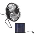 thumbnail image 2 of Mini ventilador USB, juego de paneles solares fotovoltaicos Mini ventilador alimentado por panel solar USB Ventilador de refrigeración alimentado por panel solar USB diseñado para precisión, 2 of 8