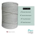 thumbnail image 4 of Durable Loom Warp Thread (Gray), 8/4 Warp Yarn (800 Yards), Perfect for Weaving: Carpet, Tapestry, Rug, Blanket or Pattern - Warping Thread for Any Loom, 4 of 5