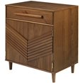 thumbnail image 1 of Anderson 32" Chevron Bois Détail Armoire d'Accent en Caramel, 1 of 13