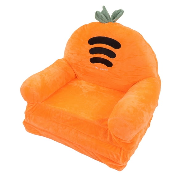 Folding Kids Couch Baby Sofa Backrest Girl Lazy  Toddler Cartoon Armchair Sofa Bed Carrot Princess Small Cute Bed Couch Sofas