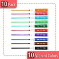thumbnail image 2 of czcpp-- Marqueurs Effaçables à Sec, Pointe Biseautée à Faible Odeur, Lot de 10, Couleurs Assorties, Marqueurs pour Tableau Blanc Effaçables à Sec, Pointe Biseautée, Marqueurs pour Tableau Blanc, Stylos Effaçables à Sec, Fournitures de Rentrée Scolaire, 2 of 4