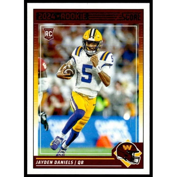 NFL 2024 Score Football Jayden Daniels #302 (Rookie)