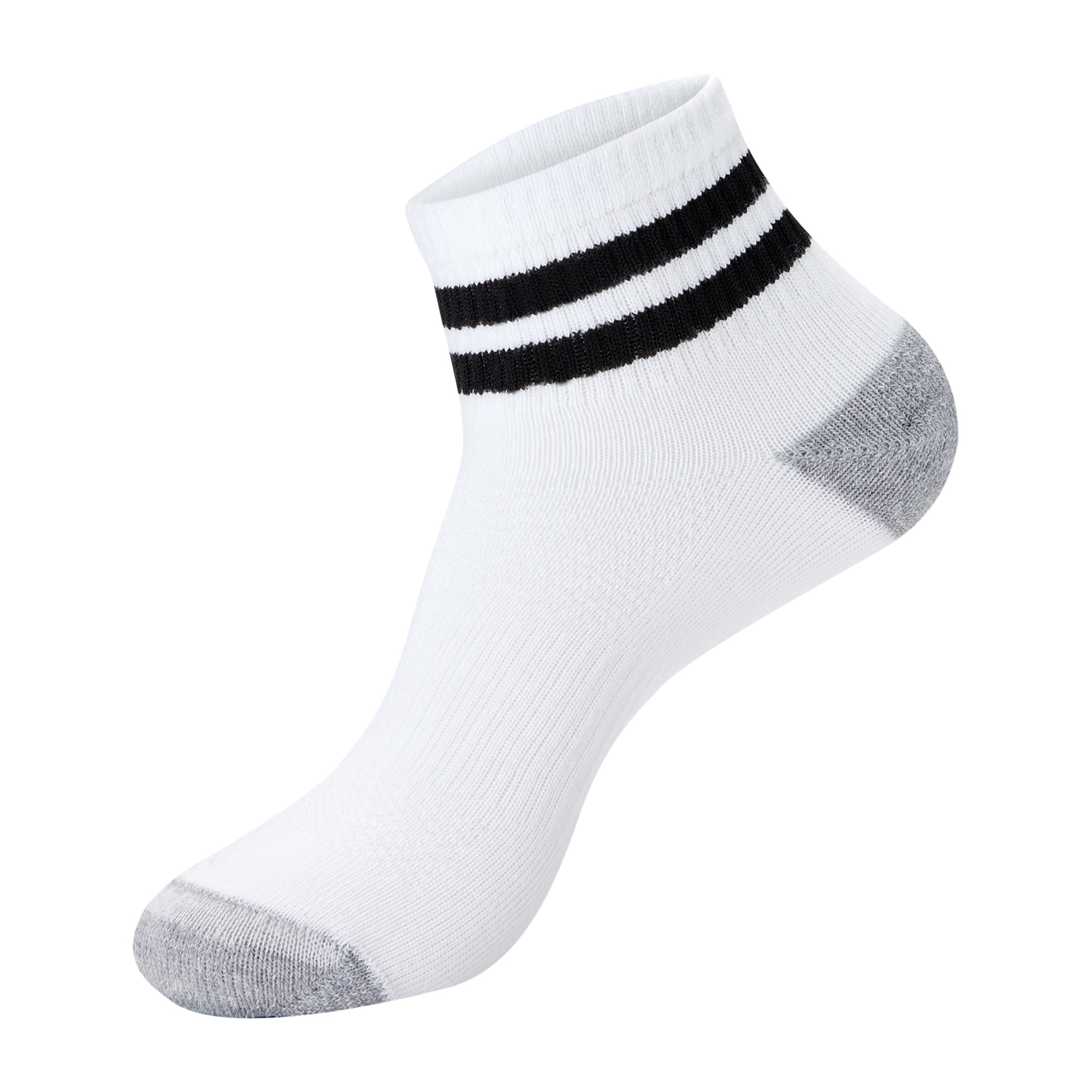 Hanes Mens Ankle Socks Pack, 12-Pack, Active X-Temp, Moisture-Wicking