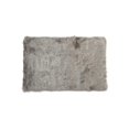 thumbnail image 1 of HomeRoots 317170 3 x 5 in. Sheepskin Rug & Throw - Gray, 1 of 1
