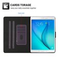 thumbnail image 3 of Dteck Folio Case for Samsung Galaxy Tab A 8.0 2015 SM-T350 T355, Slim Fit Book Cover Design Multi-Angle Stand PU Leather Case Cover, Purple, 3 of 5